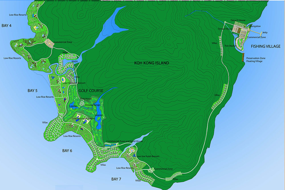 Koh Kong Master Plan 3 Phases Development